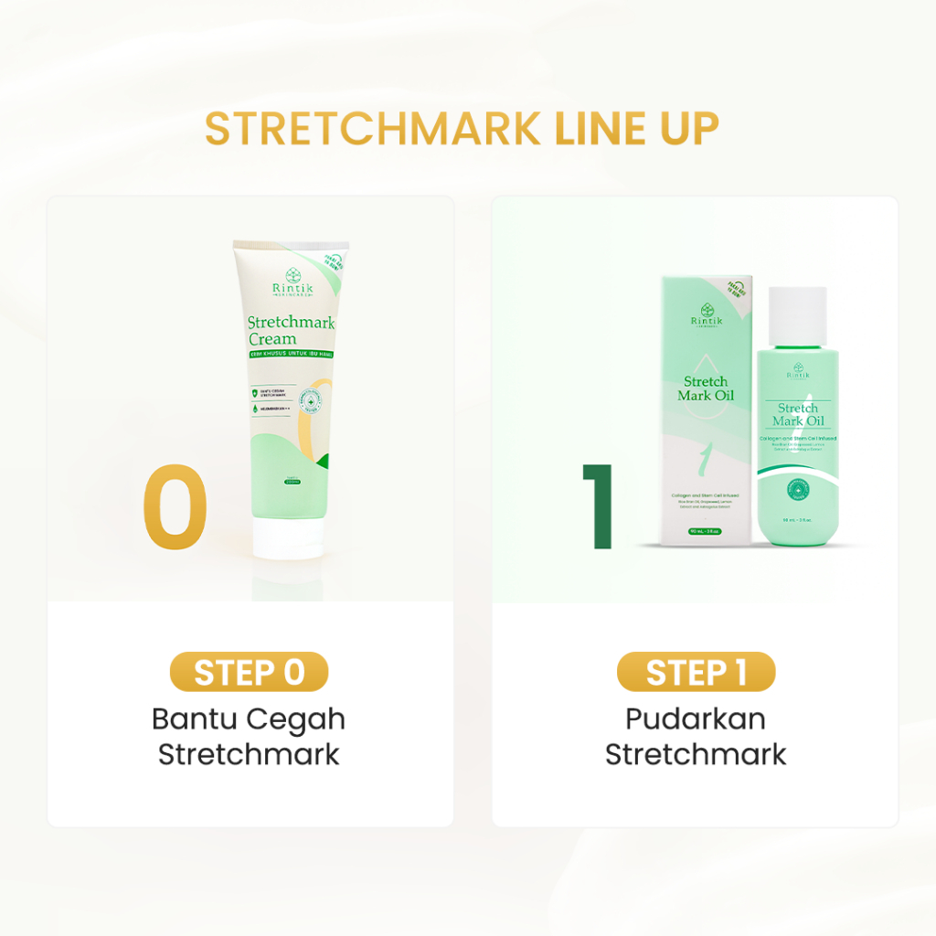 Stretchmark Series - Stretch Mark Oil 1Pcs + Stretch Mark Cream 1Pcs - Image 2