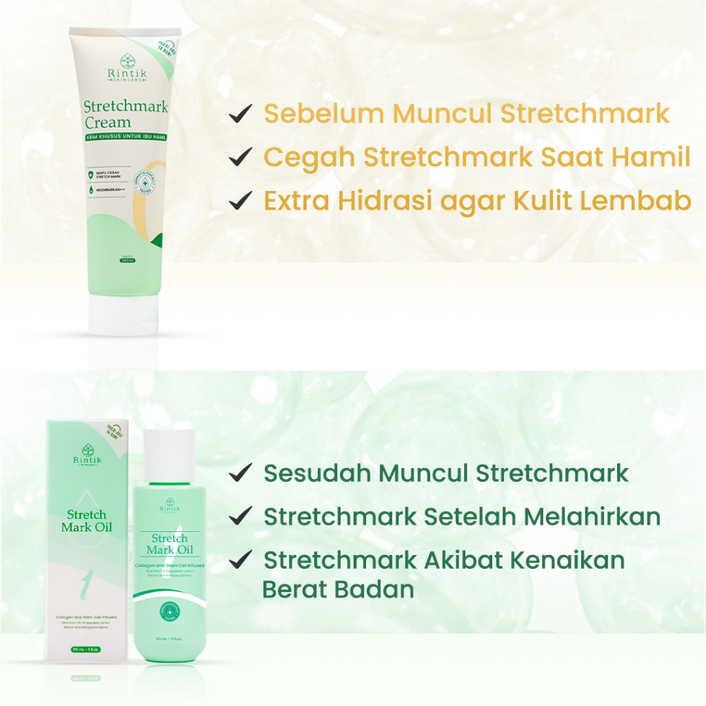 Stretchmark Series - Stretch Mark Oil 1Pcs + Stretch Mark Cream 1Pcs - Image 4