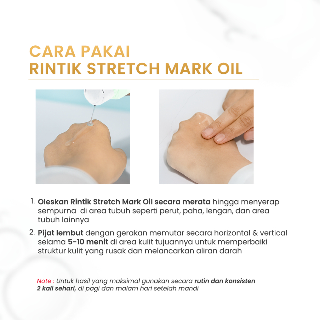 Stretchmark Series - Stretch Mark Oil 1Pcs + Stretch Mark Cream 1Pcs - Image 6