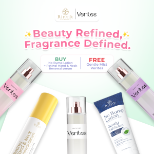 Rintik X Verites Special Collaboration Beli Bundle Skin Smoothies Series GRATIS Verites Gentle Mist
