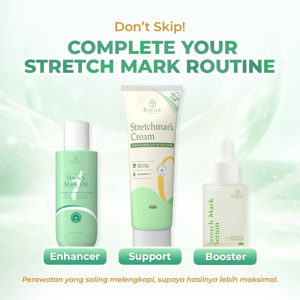Bundling Stretch Mark Serum 1Pcs + Stretch Mark Oil 1Pcs + Stretch Mark Cream 1Pcs - Image 2