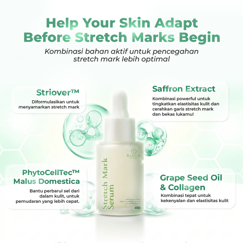 Bundling Stretch Mark Serum 30ml 1 Pcs + Stretchmark Cream 200ml 1 Pcs - Image 3