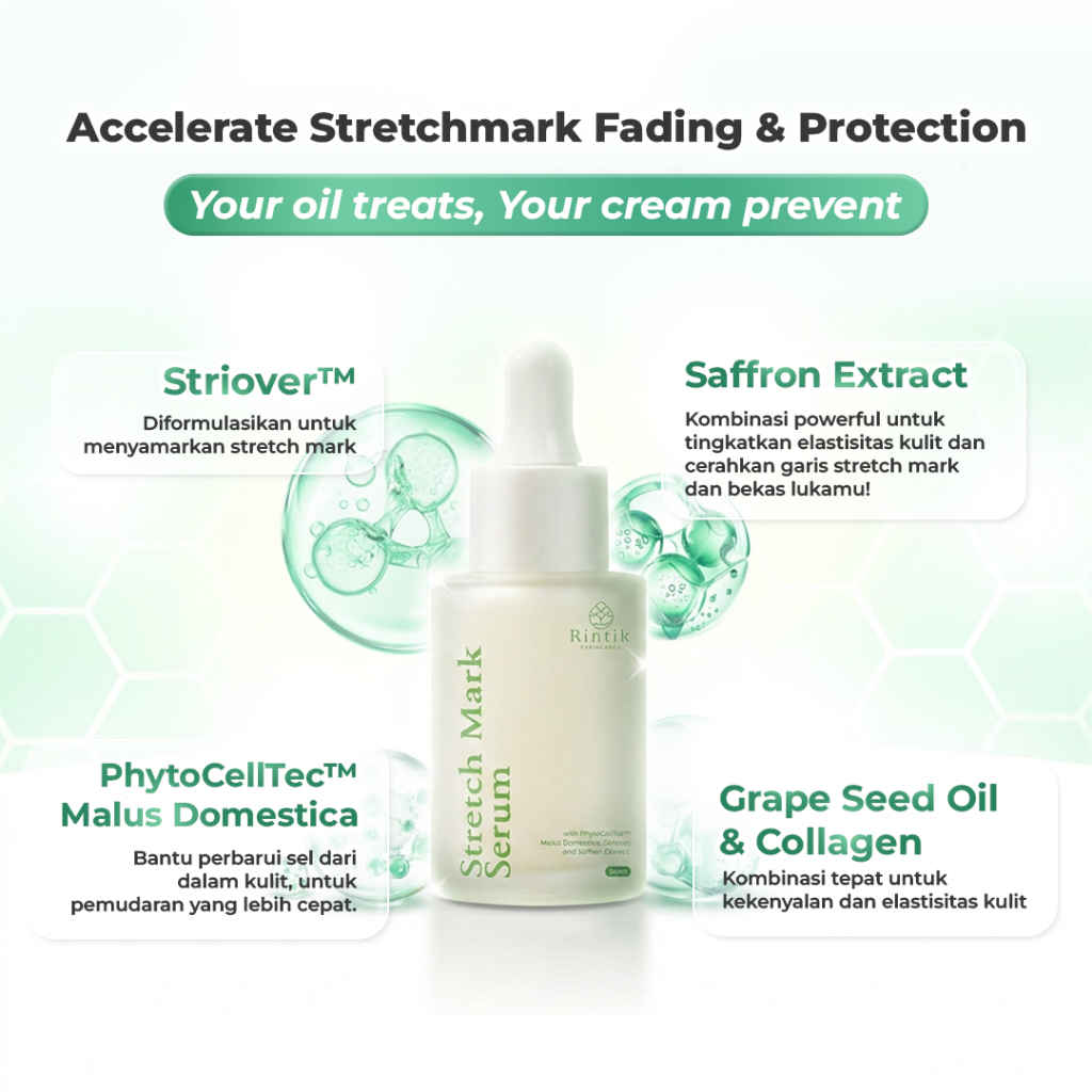 Bundling Stretch Mark Serum 1Pcs + Stretch Mark Oil 1Pcs + Stretch Mark Cream 1Pcs - Image 3