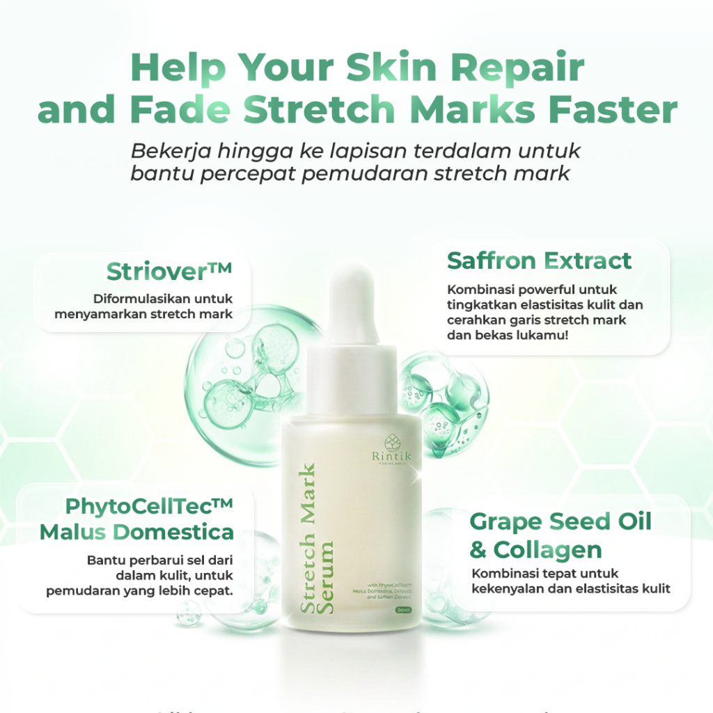 Bundling Stretch Mark Serum 1Pcs + Stretch Mark Oil 1Pcs - Image 3