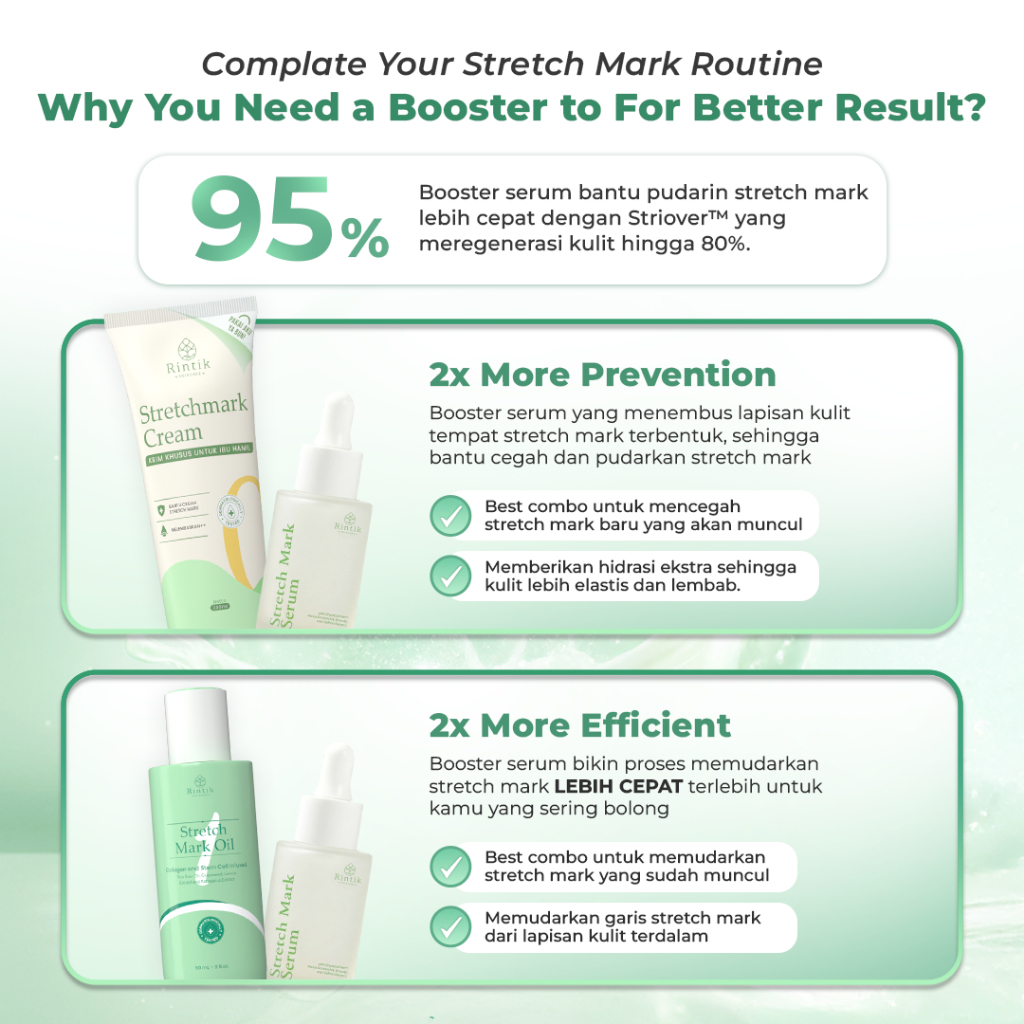 Bundling Stretch Mark Serum 1Pcs + Stretch Mark Oil 1Pcs + Stretch Mark Cream 1Pcs - Image 4