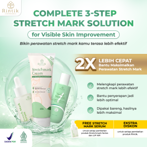 Bundling Stretch Mark Serum 1Pcs + Stretch Mark Oil 1Pcs + Stretch Mark Cream 1Pcs