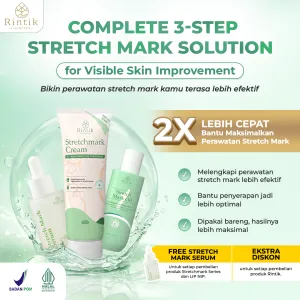 Bundling Stretch Mark Serum 1Pcs + Stretch Mark Oil 1Pcs + Stretch Mark Cream 1Pcs
